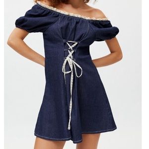 Brand New Love + Harmony Lace Up Mini Dress! 🔥